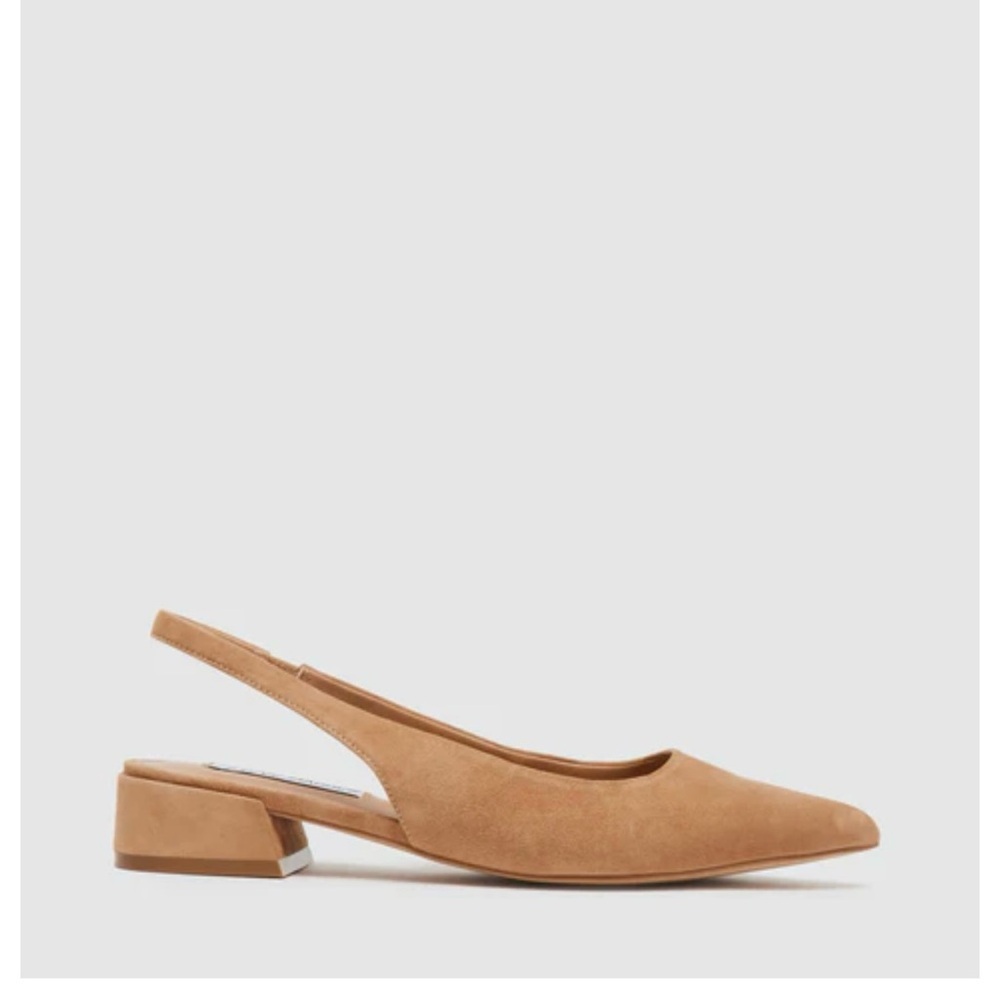 Steve Madden BLAKELY CAMEL SUEDE 1.25" heel shoe